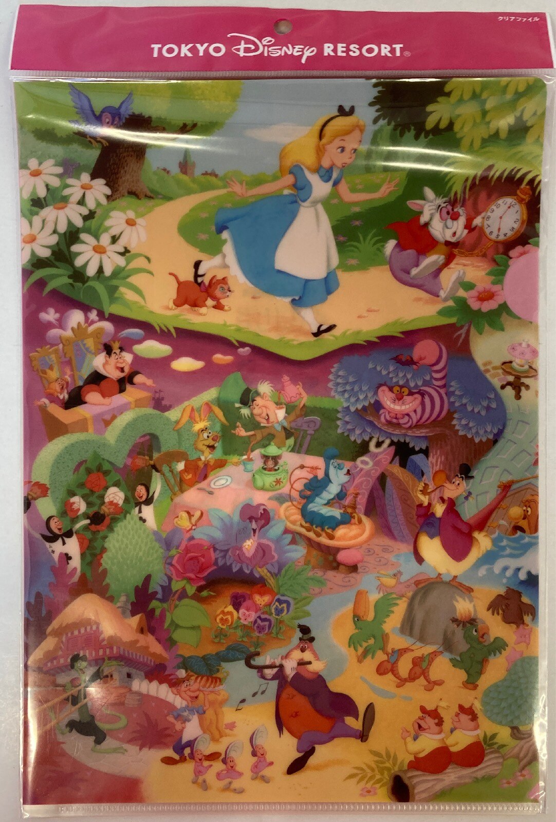 東京ディズニーランド クリアファイル ふしぎの国のアリス まんだらけ Mandarake