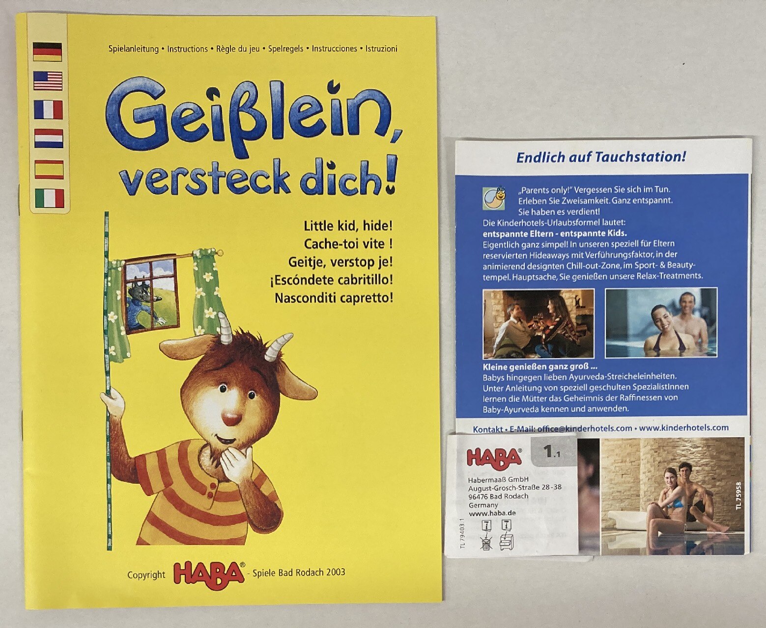 ブラザー ジョルダン Haba 子やぎのかくれんぼ Geiblein Versteck Dich まんだらけ Mandarake ブラザー ジョルダン Haba 子やぎのかくれんぼ Geiblein Versteck Dich まんだらけ Mandarake