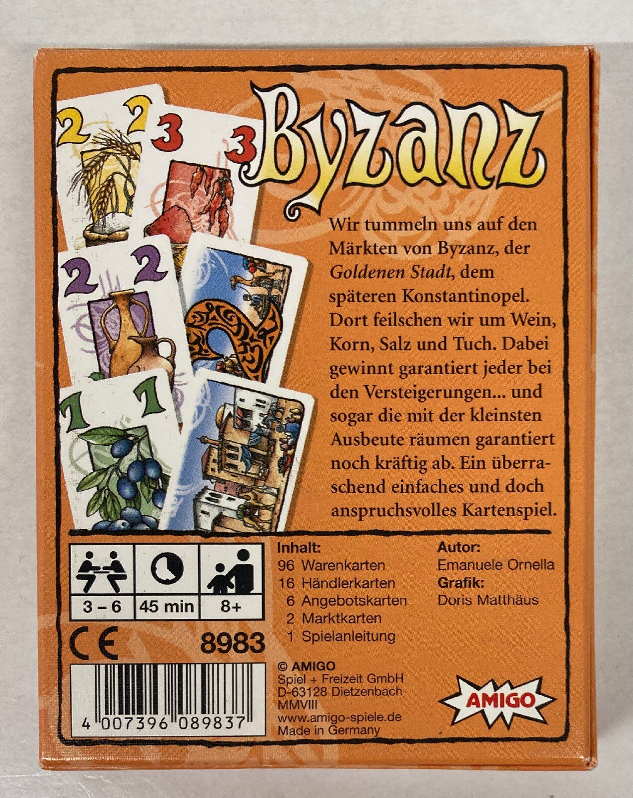 メビウスゲームズ Amigo ボードゲーム ビザンツ Byzanz まんだらけ Mandarake