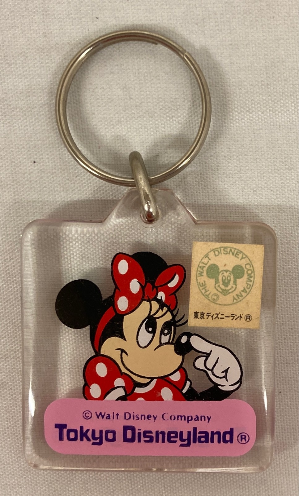 東京ディズニーランド キーホルダー ミニー ピンク 当時のチケットホルダー絵柄 当時物 まんだらけ Mandarake 東京ディズニーランド キーホルダー ミニー ピンク 当時のチケットホルダー絵柄 当時物 まんだらけ Mandarake