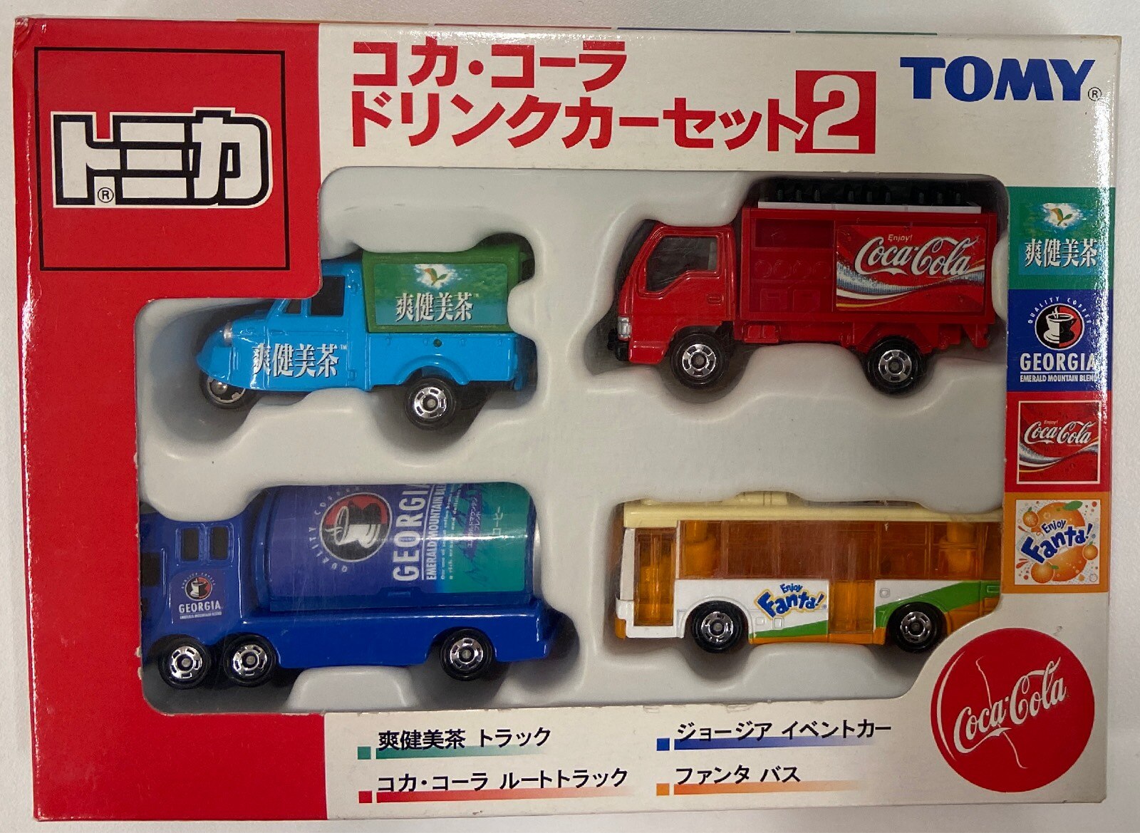 トミー トミカ ギフトセット/中国製 コカ・コーラ ドリンクカーセット2