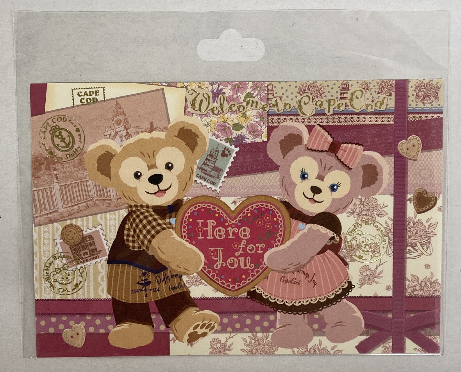 東京ディズニーシー ポストカード ダッフィー シェリーメイ Sweet Duffy Here For You 12 まんだらけ Mandarake