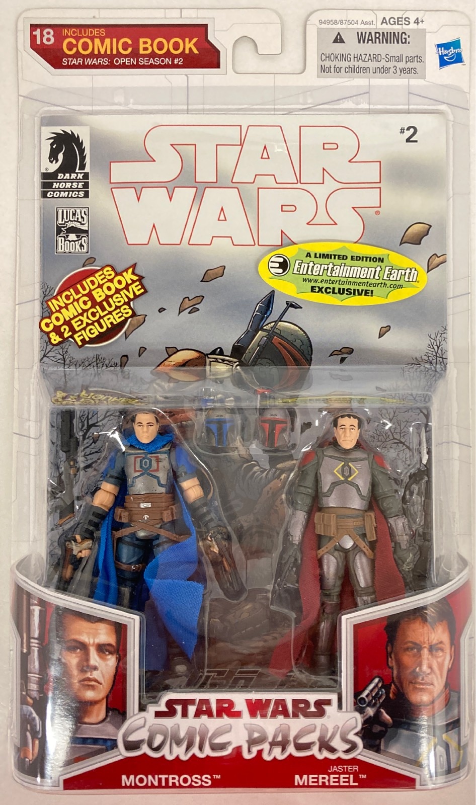 COMIC PACKS MONTROSS HASBRO JASTER MEREEL 3.5 Inch Mandarake