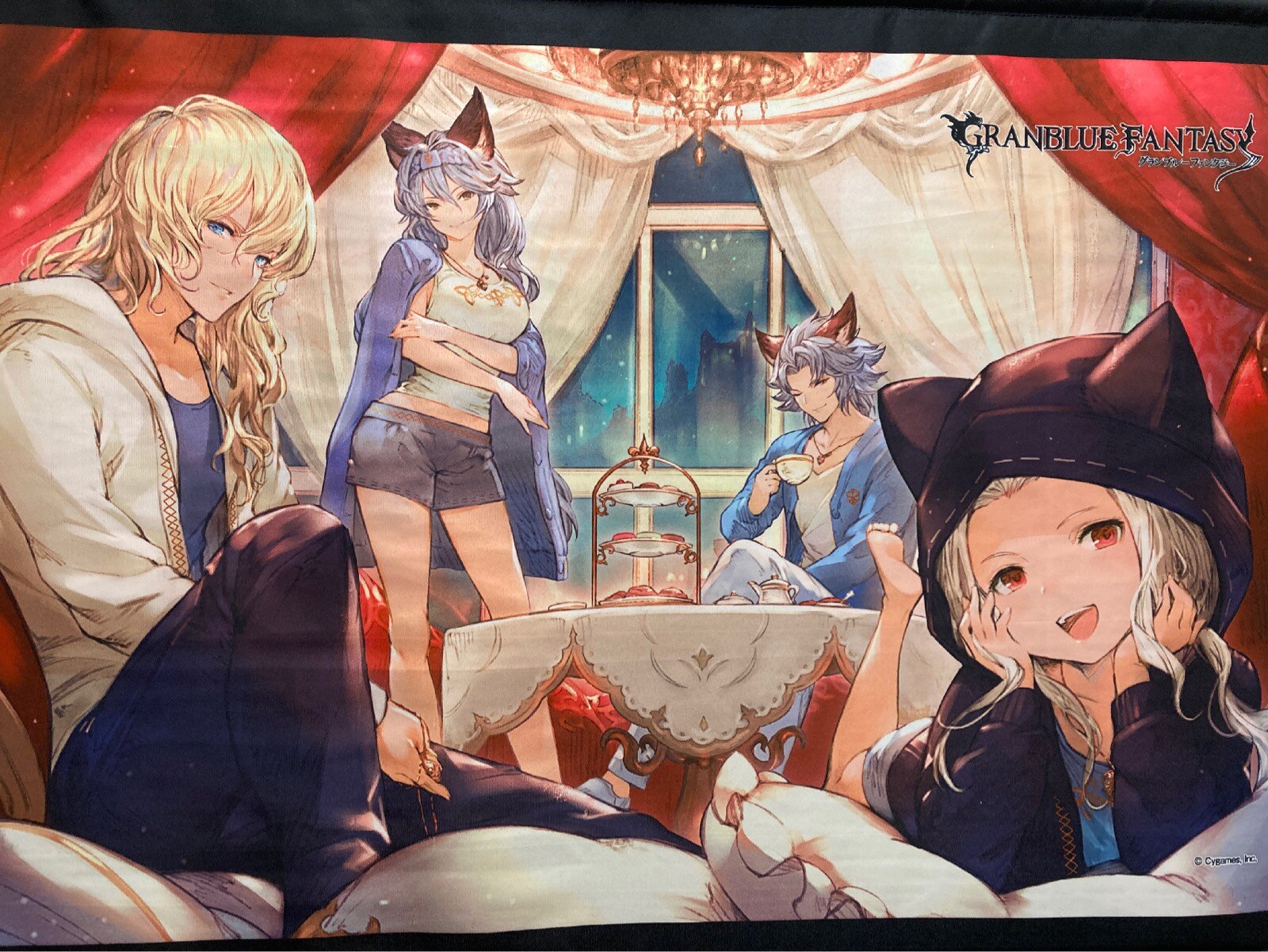 Cygames タペストリー グランブルーファンタジータペストリーg ヘルエス セルエルノイシュ スカーサハ サイゲーム まんだらけ Mandarake