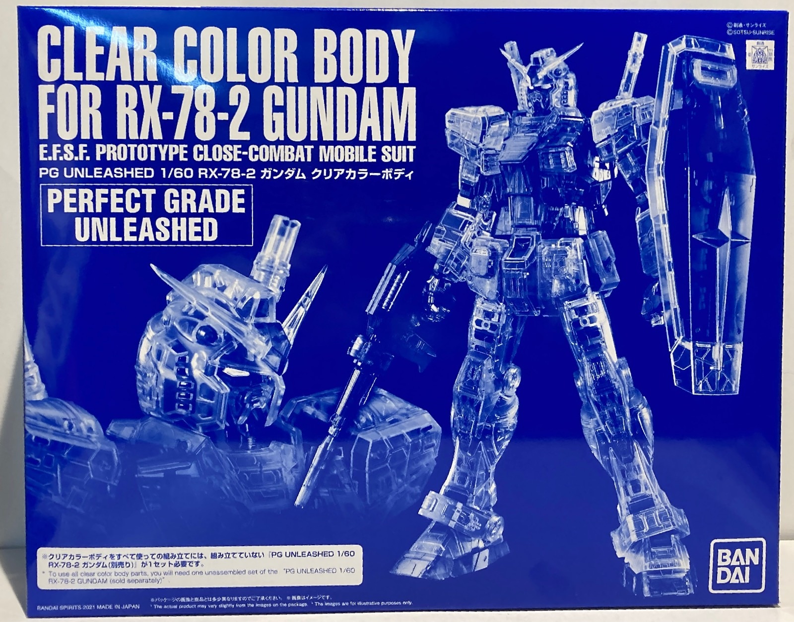 Bandai Spirits Pg Unleashed Rx 78 2 Gundam Clear Color Body Mandarake Online Shop
