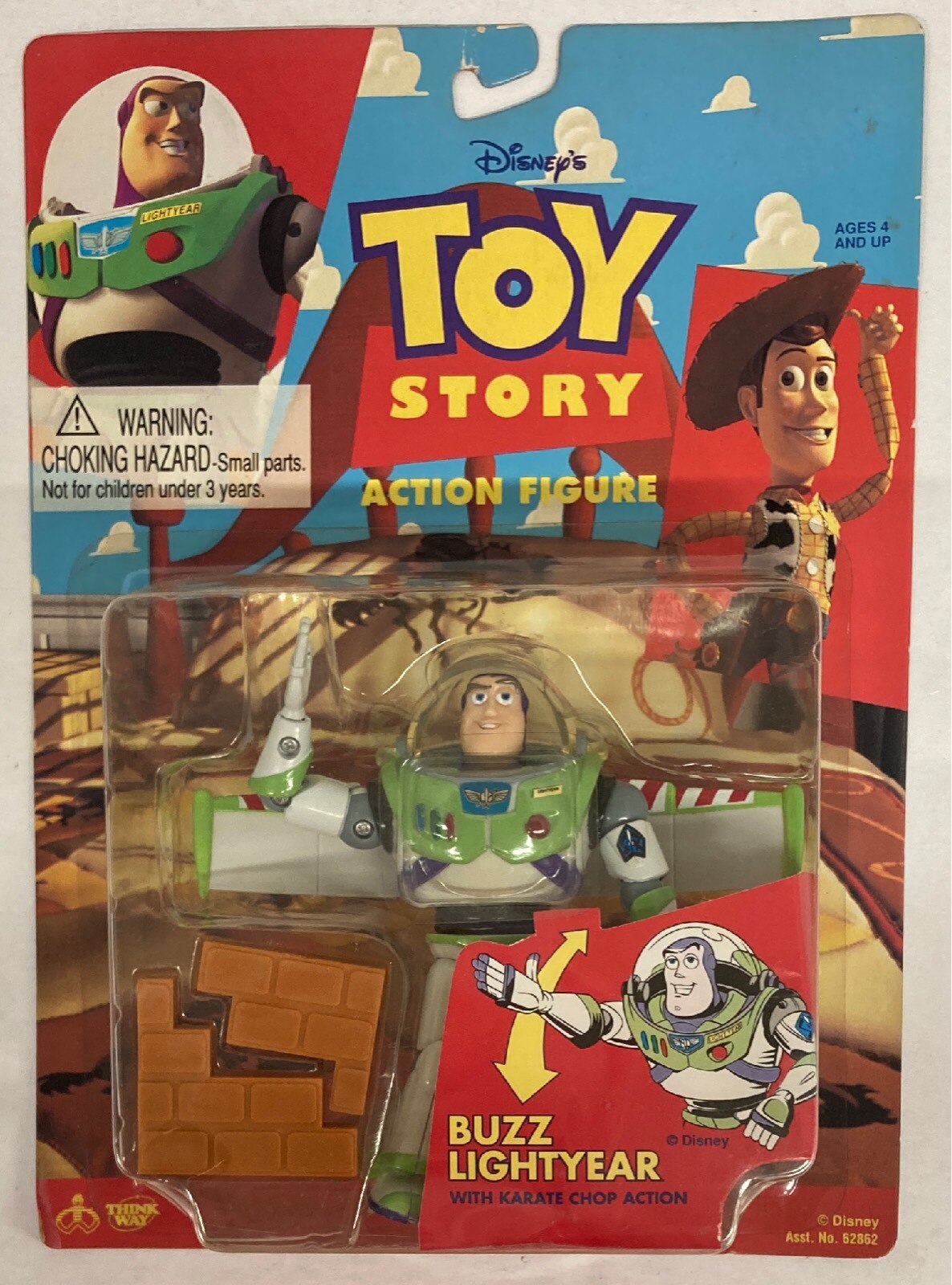 THINKWAY TOYS TOY STORY ACTION FIGURE BUZZ LIGHTYEAR WITH KARATE