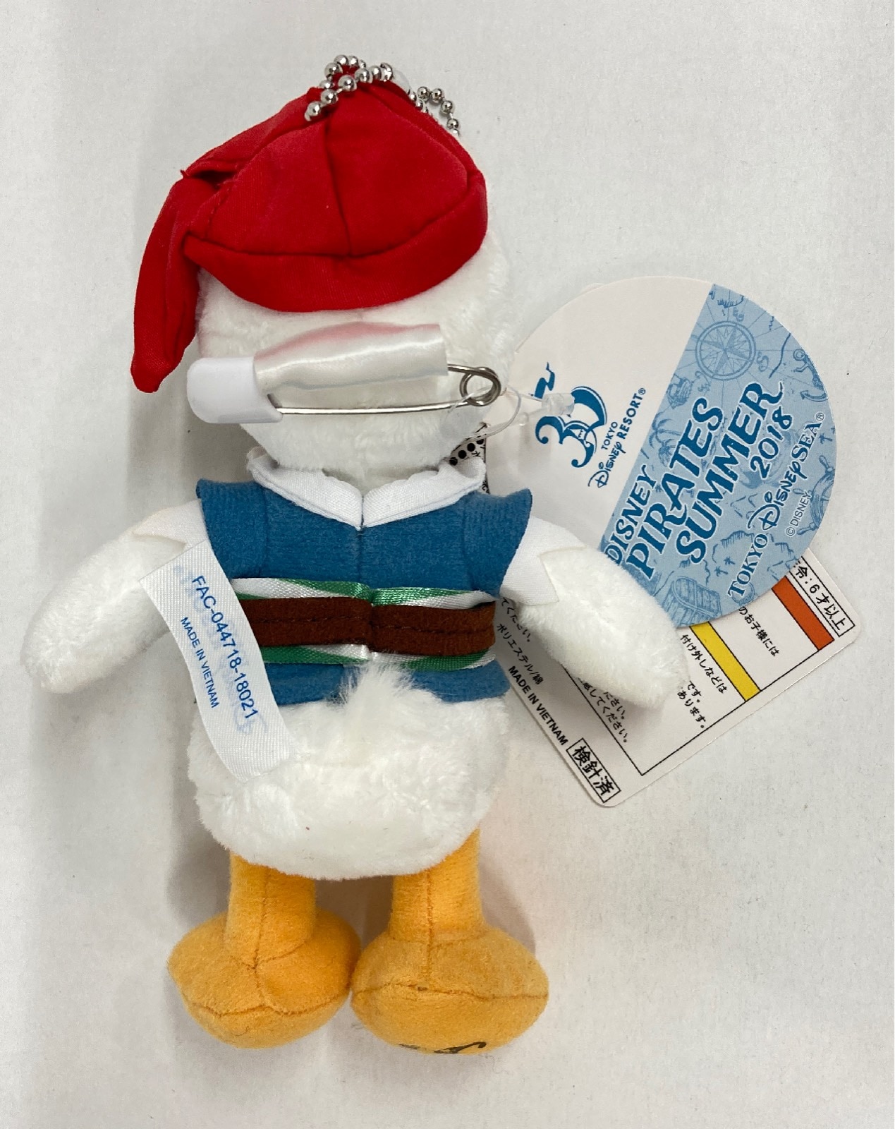 東京ディズニーシー ぬいぐるみバッジ ドナルド 赤バンダナ Disney Pirates Summer 18 まんだらけ Mandarake 東京ディズニーシー ぬいぐるみバッジ ドナルド 赤バンダナ Disney Pirates Summer 18 まんだらけ Mandarake