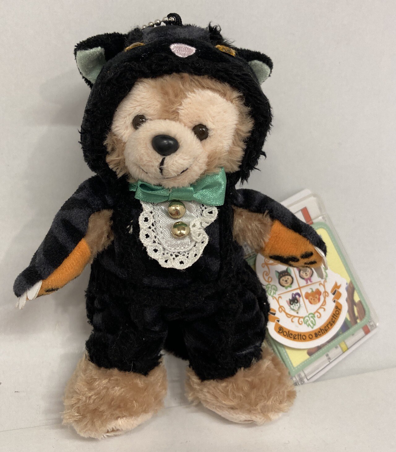 東京ディズニーシー ぬいぐるみバッジ ダッフィー 黒猫コスチューム ハロウィーン14 Doletto O Scherzetto まんだらけ Mandarake