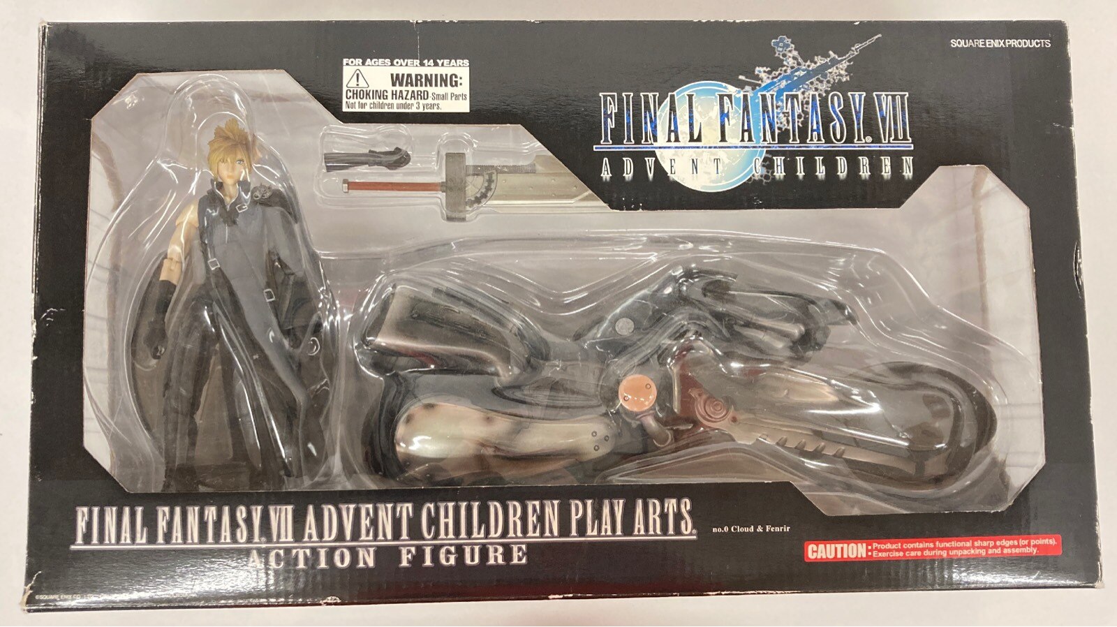Square Enix PLAY ARTS Cloud and Fenrir overseas edition