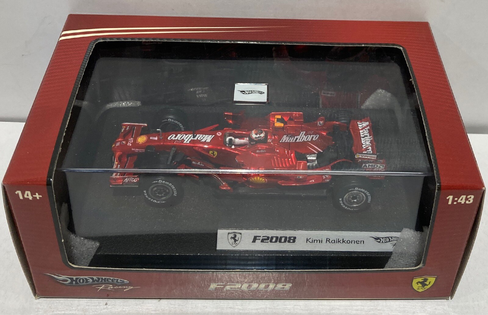 HW マテル 1/43 フェラーリ F2008 K.ライコネン マレーシアGP