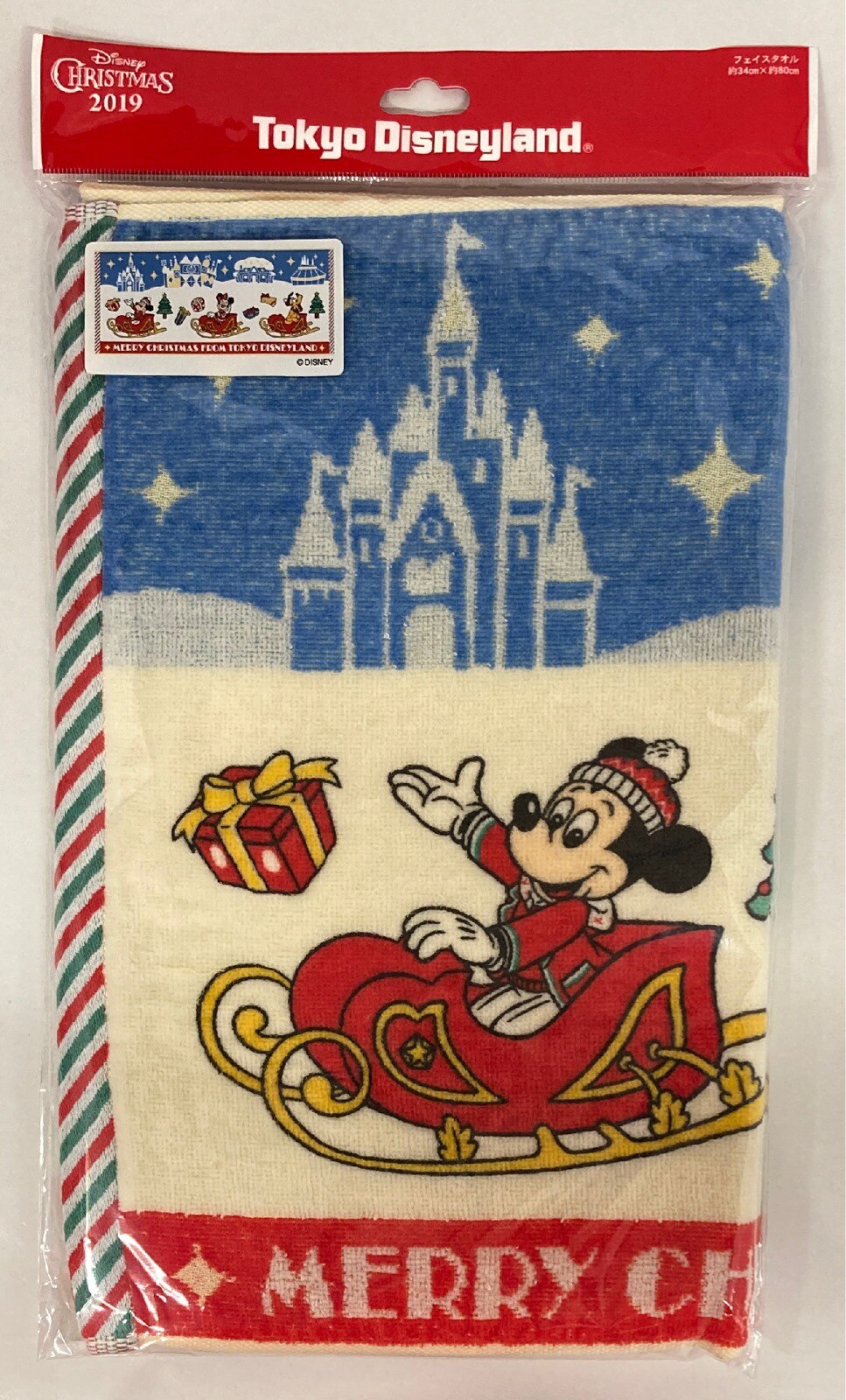 東京ディズニーランド フェイスタオル ミッキー ミニー プルート ソリ Disney Christmas Christmas Stories 19 まんだらけ Mandarake