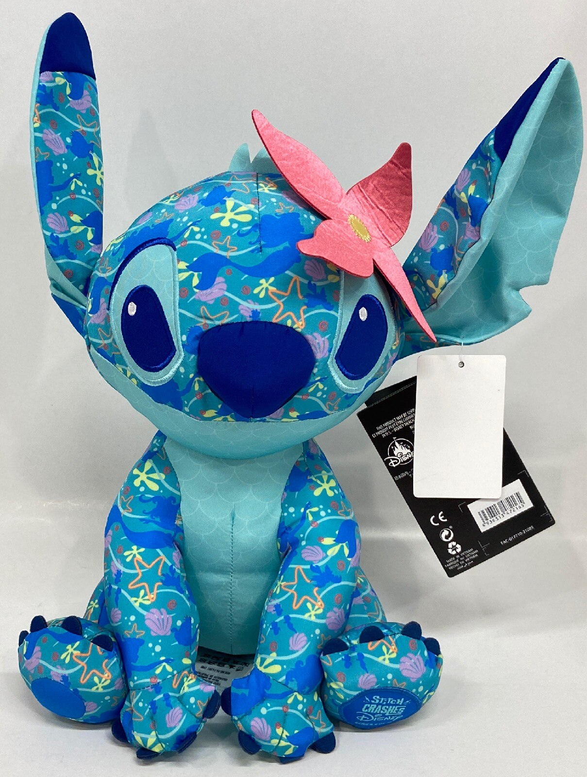 人気大割引 Stitch Crashes Disney リトルマーメイド ぬいぐるみ ぬいぐるみ Csjla Pe