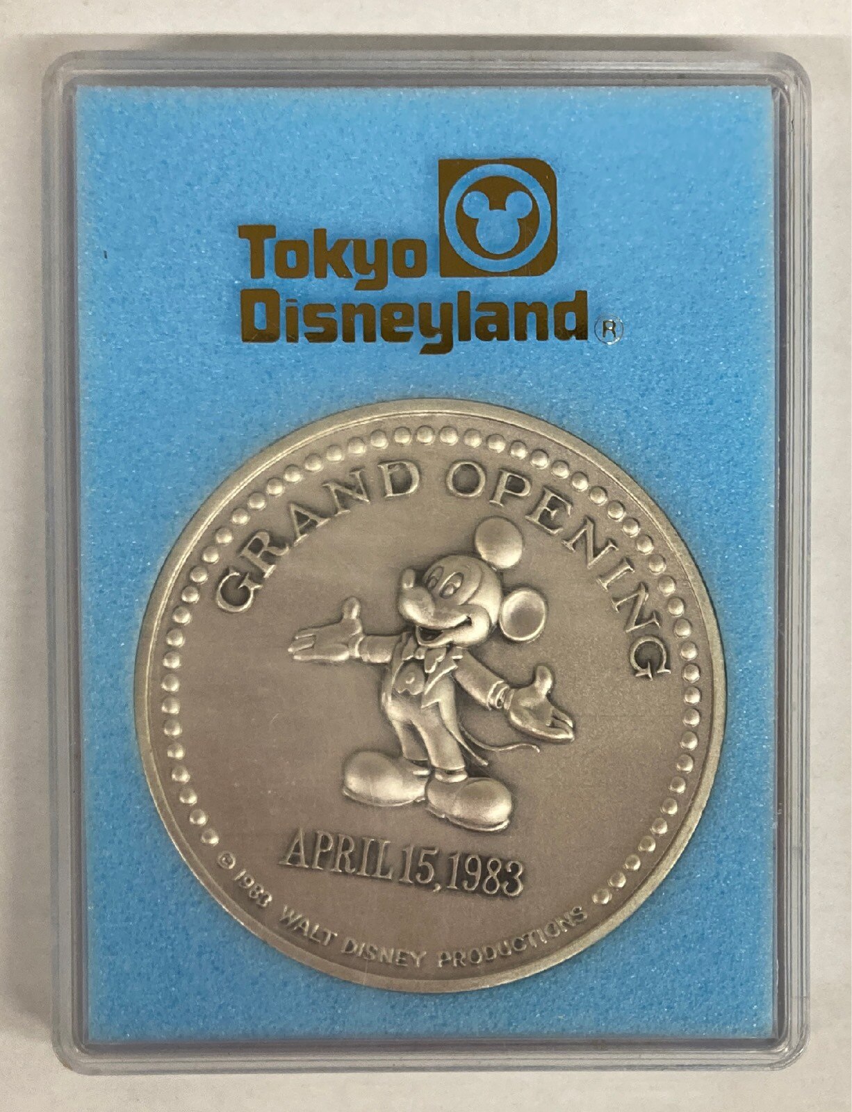 東京ディズニーランド 記念メダル ミッキーマウス Tokyo Disneyland Grand Opening まんだらけ Mandarake