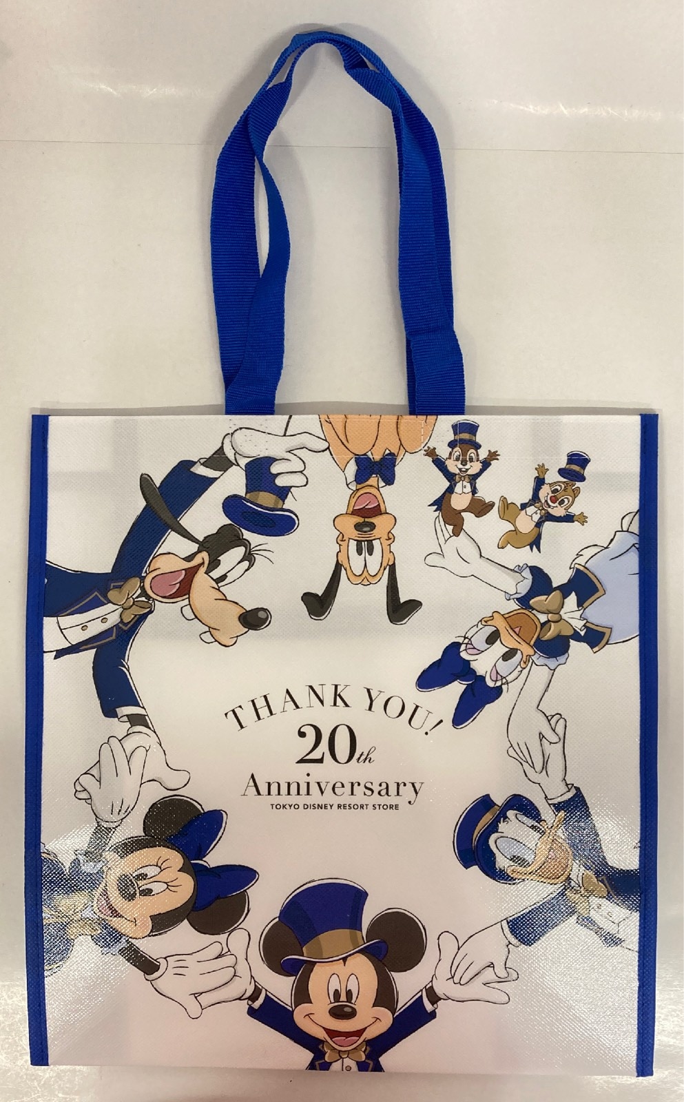 ディズニーストア ショッピングバッグ ミッキー フレンズ 青コスチューム 舞浜ディズニーストア th Anniversary 周年 まんだらけ Mandarake