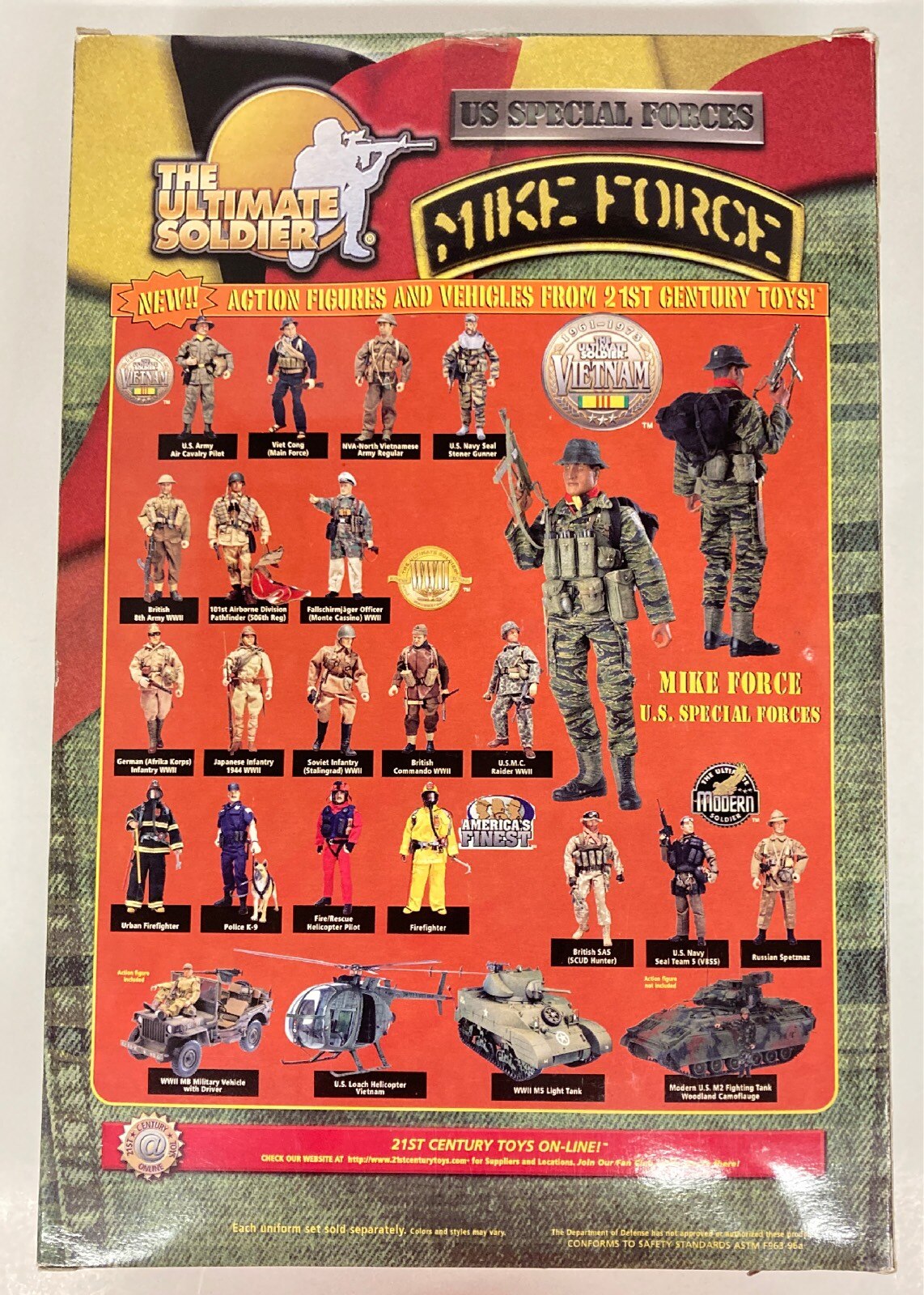 21ST CENTURY TOYS THE ULTIMATE SOLDIER MIKE FORCEUS SPECIAL FORCES