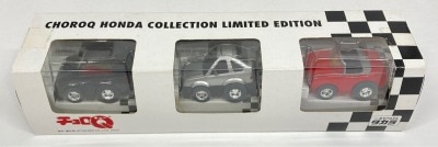 タカラ/HDC チョロQ CHOROQ HONDA COLLECTION LIMITED EDITION シティターボII(黒)/CR-X(銀/黒)/S800(赤) ST0