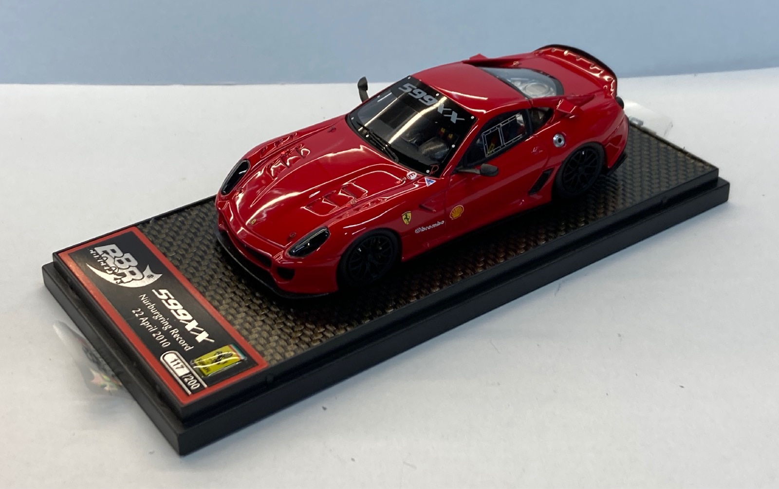 【12月スーパーSALE 15%OFF】 BBR 在线商店 MANDARAKE  | BBRC43 2010 APRIL 22 RECORD NURBURGRING 599XX FERRARI 1/43 MODELS BBR