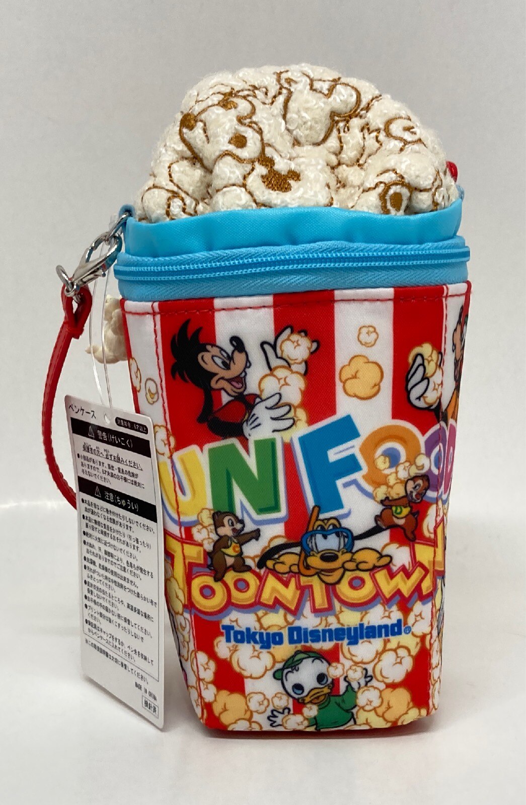 東京ディズニーランド ペンケース 赤白ストライプ ポップコーン Fun Food Toon Town まんだらけ Mandarake