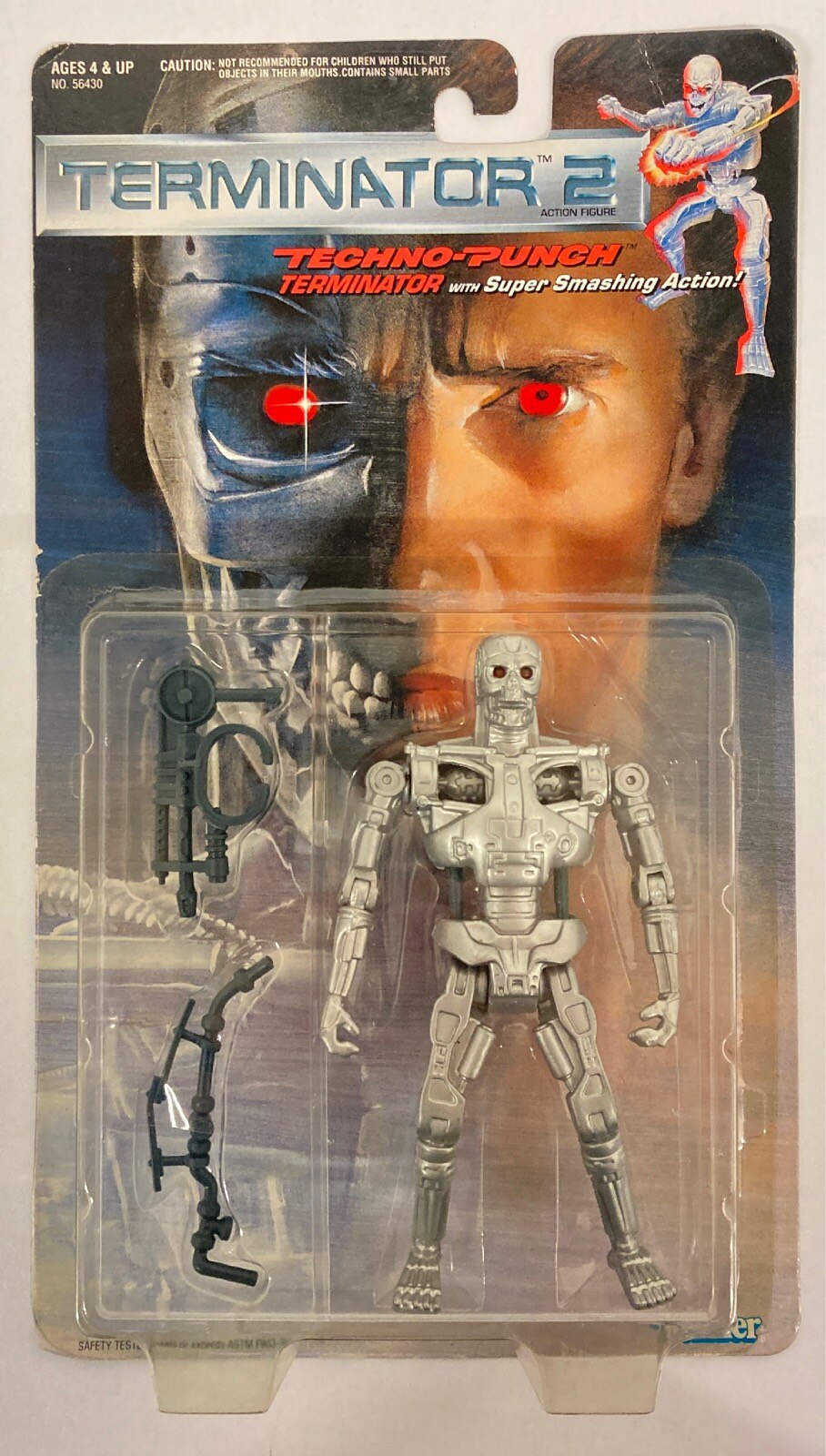 KENNER ACTION FIGURE TECHNO PUNCH TERMINATOR WITH SUPER SMASHING ACTION 5 inch