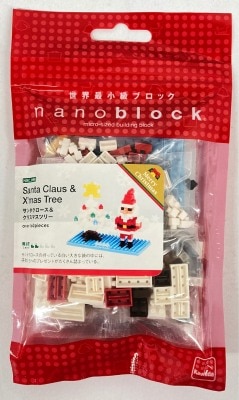 Kawada Nanoblock Santa Claus and Christmas Tree 2013 japan toys NBC-099 LTD 