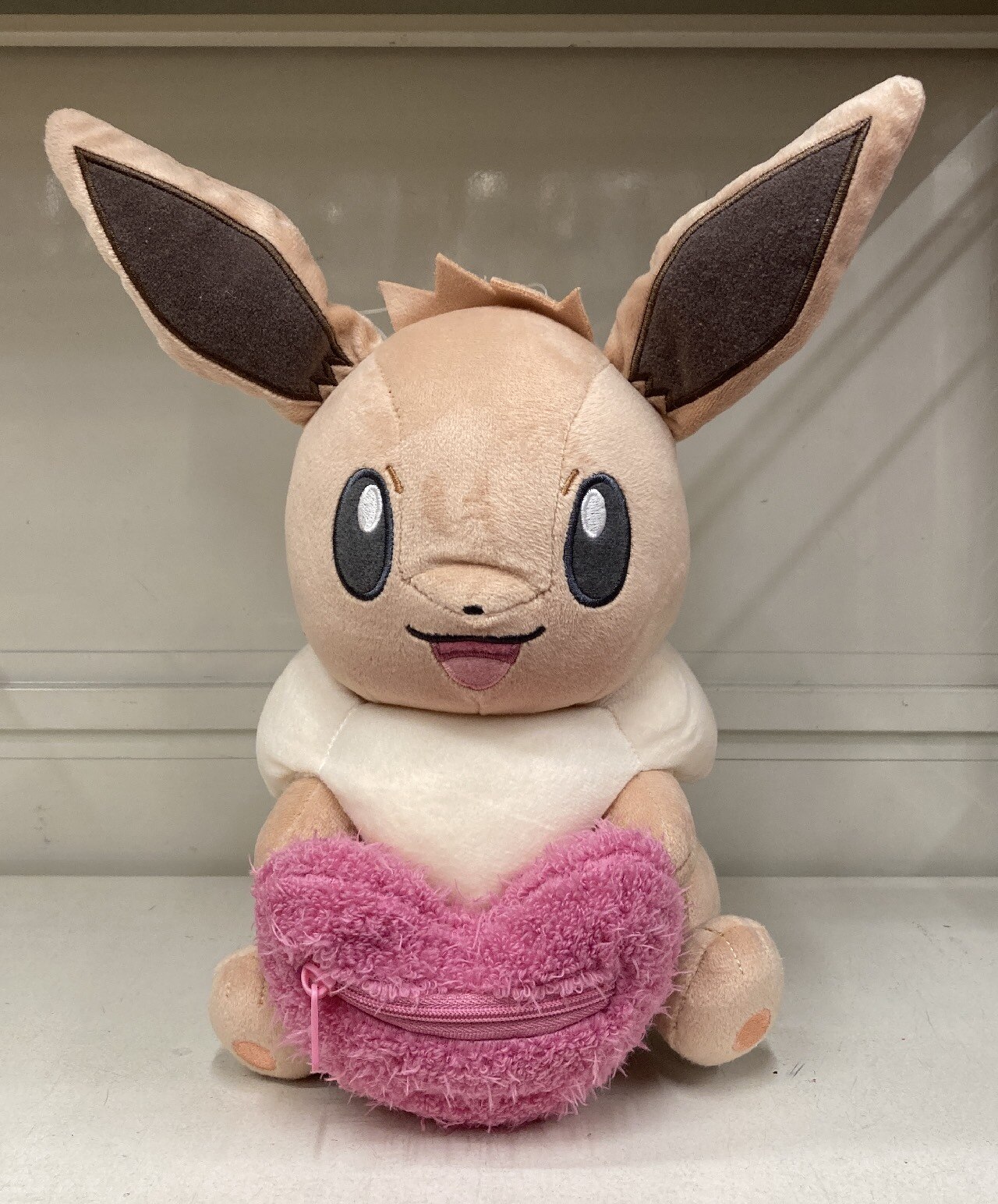 Soft shop toy pouch
