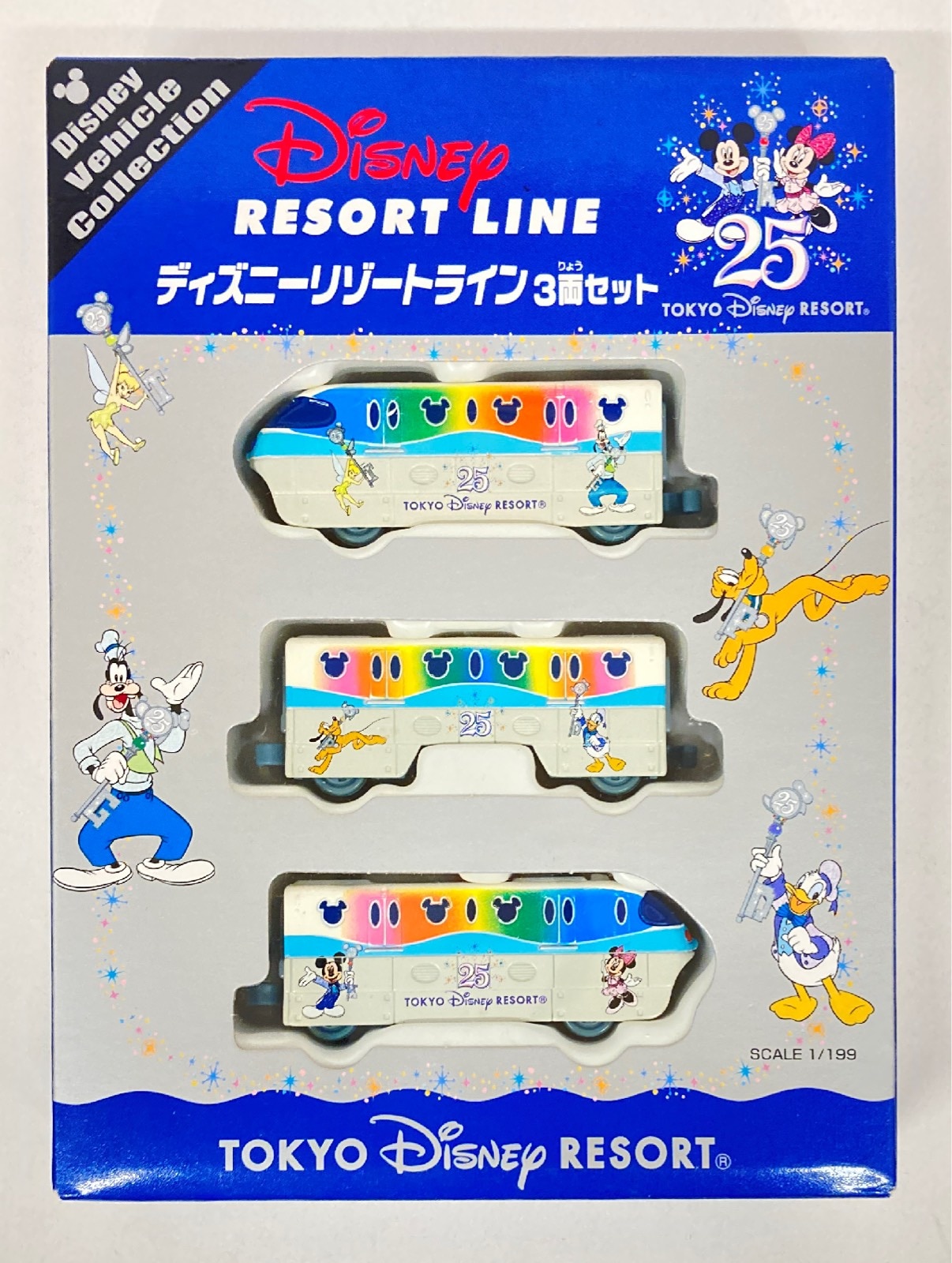 タカラトミー トミカDisney Vehicle Collection ディズニーリゾートライン 3両セット/25周年 | まんだらけ  Mandarake