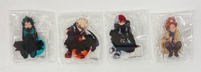 A set of 4 newly drawn Acrylic Stands
