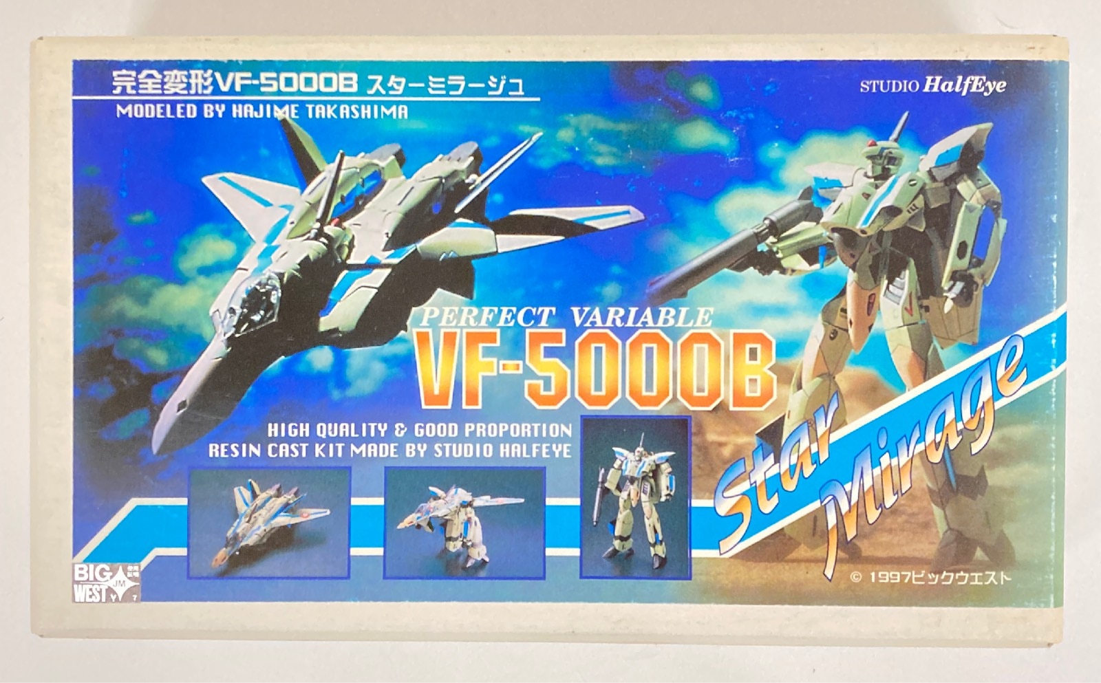 ハーフアイ マクロス7 完全変形VF-5000B スターミラージュ/1/100キット/マクロス7 キャスト | まんだらけ Mandarake