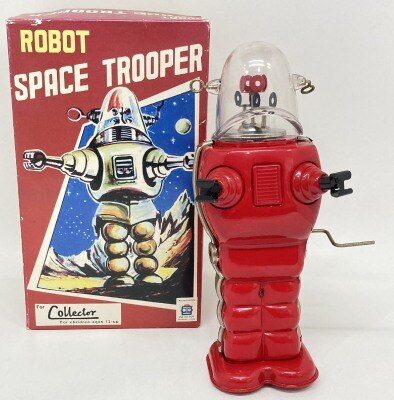 Toys Club Japan "Space Boy" New in Box TOYS CLUB Kitahara TIN TOY MUSEUM 