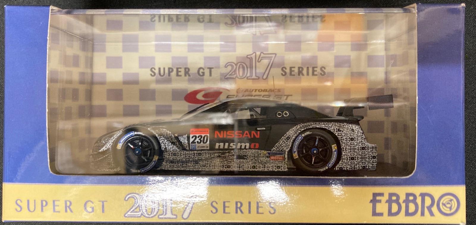 MMP 1/43 EBBRO Nissan GT-R NISMO GT500 2017 Super GT Test Car No