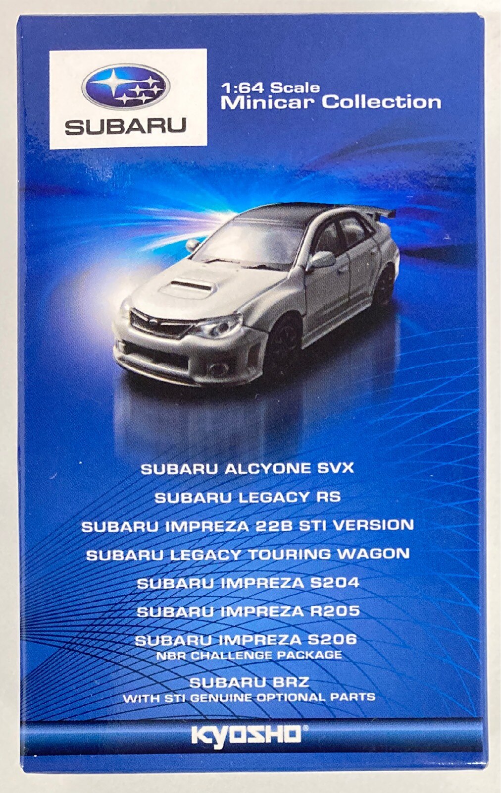 京商 1/64 スバル ミニカーコレクション スバル インプレッサ WRX STI