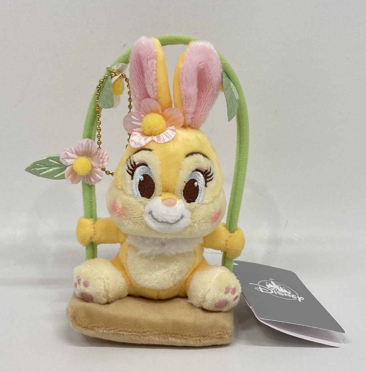 Disney Store Plush Stuffed Toy Miss Bunny Flower Swing