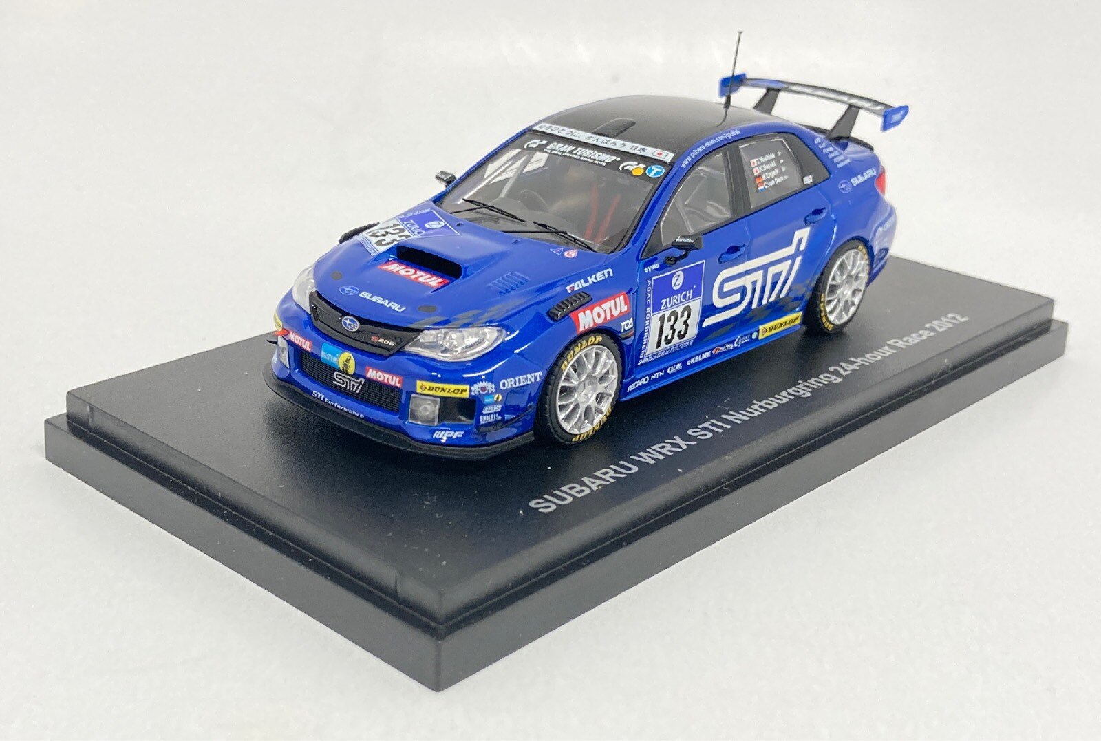 1/43 SUBARU WRX STI Nurburgring 24-hour Race 2012 No.133