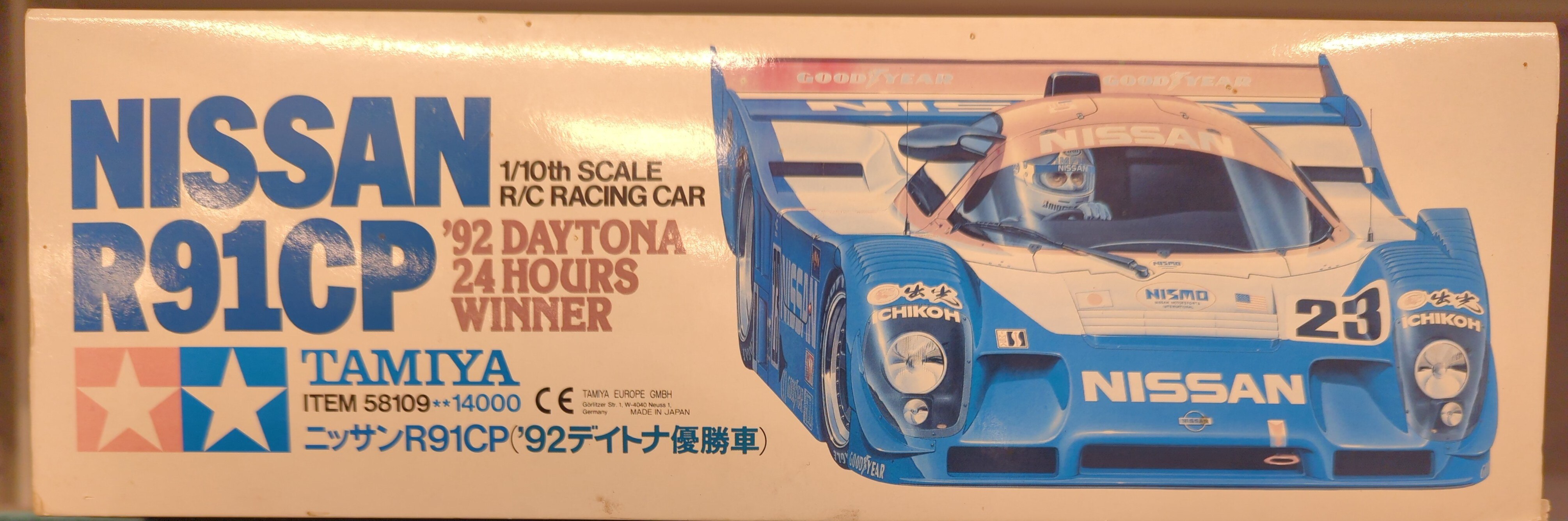 【人気・希少】タミヤ NISSAN ニッサンR91CP ‘92デイトナ優勝車 再生産】1/10 電動RC組立キット ニッサンR91CP（92デイトナ優勝