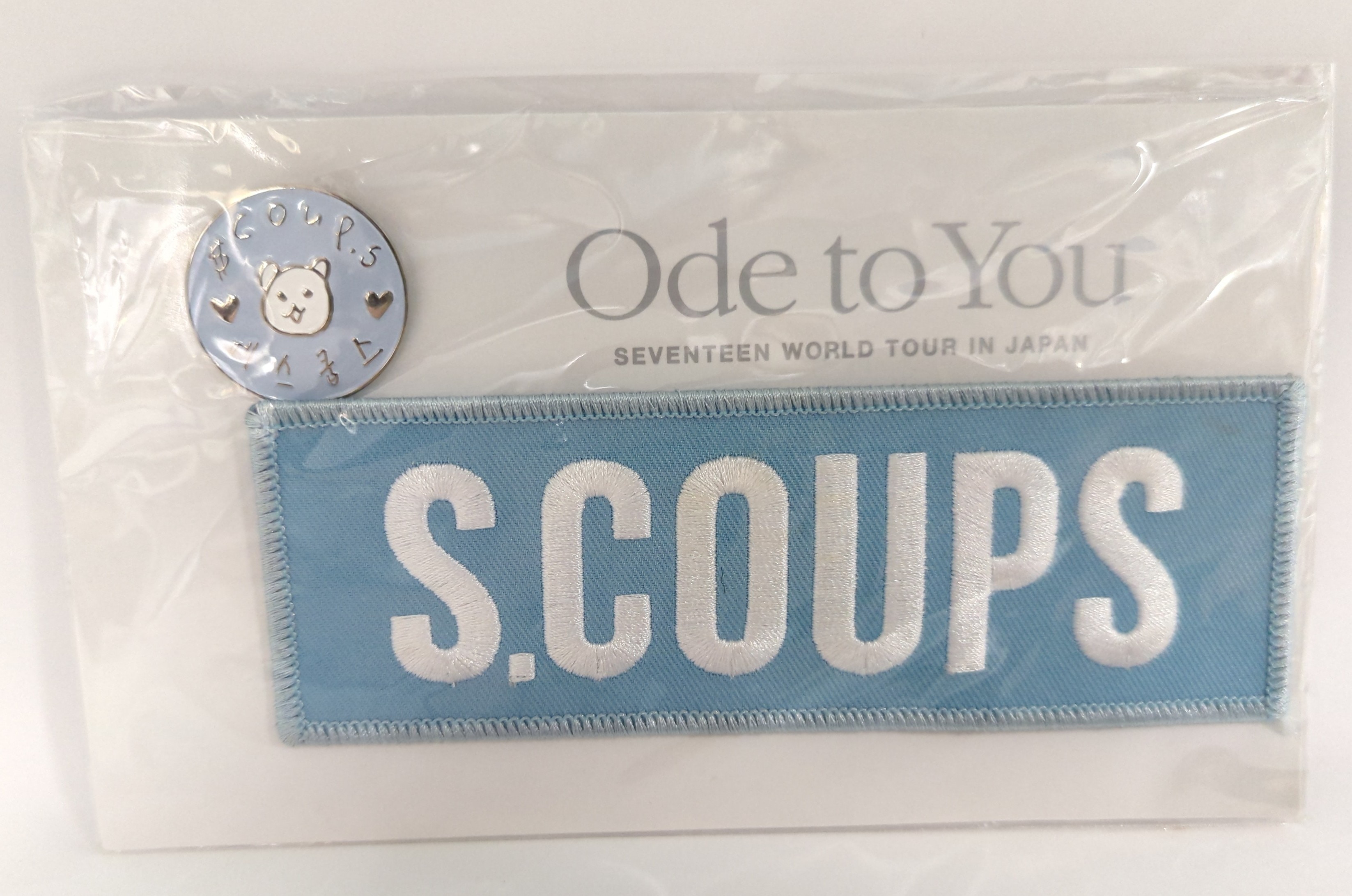 SEVENTEEN 2019 ODE to You IN JAPAN S.COUPS ワッペン+バッジ