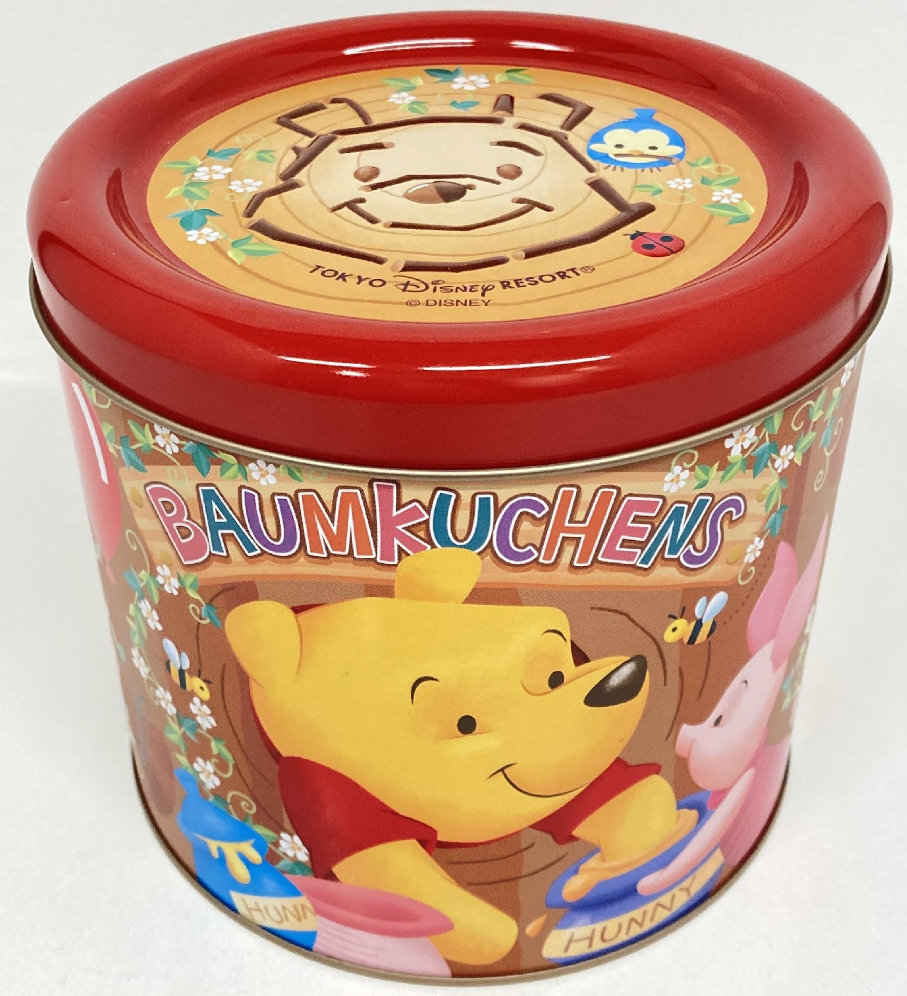 東京ディズニーストア お菓子缶 バウムクーヘン くまのプーさん プー フレンズ 切り株風 缶のみ まんだらけ Mandarake