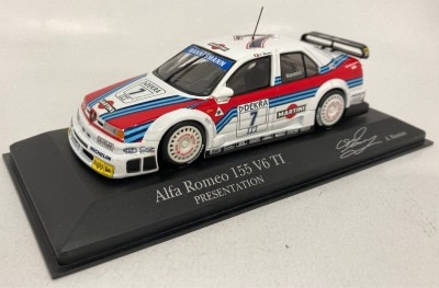 アルファロメオ155V6TI プレゼンテーション DTM1995 アレッサンドロ・ナニーニ ＃7