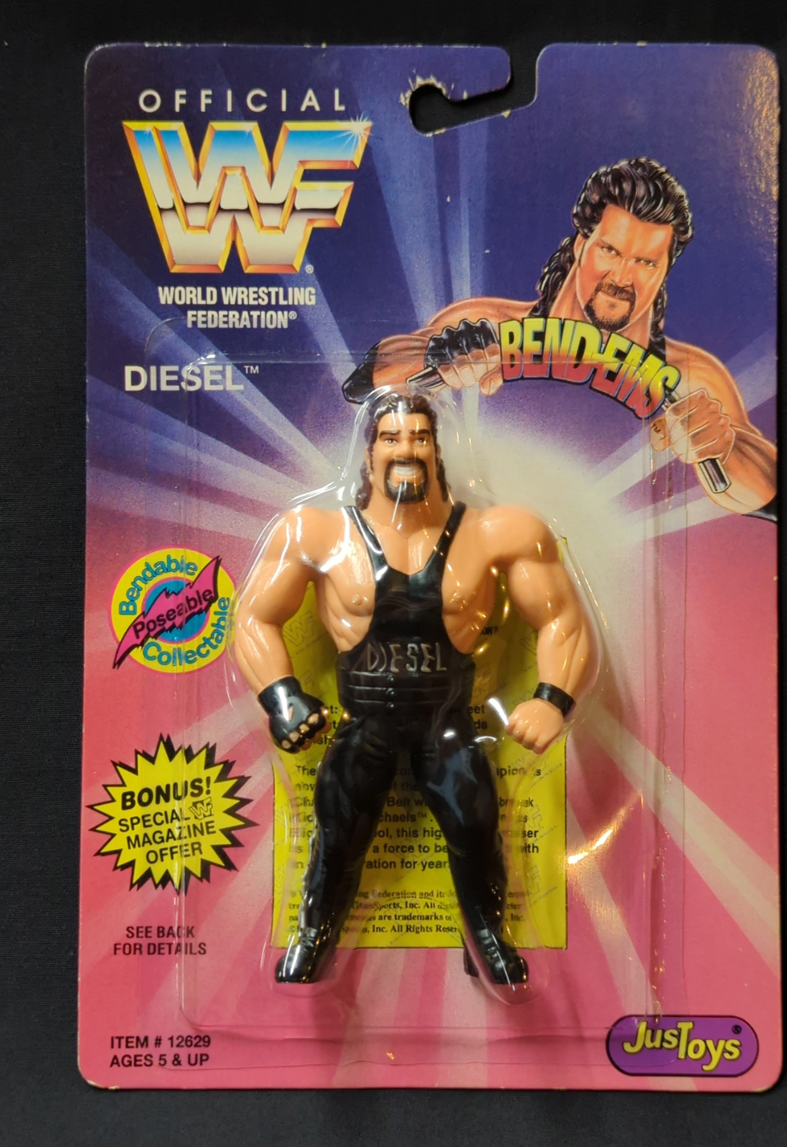 JUST TOYS BEND EMS WWF DIESEL 12629 MANDARAKE