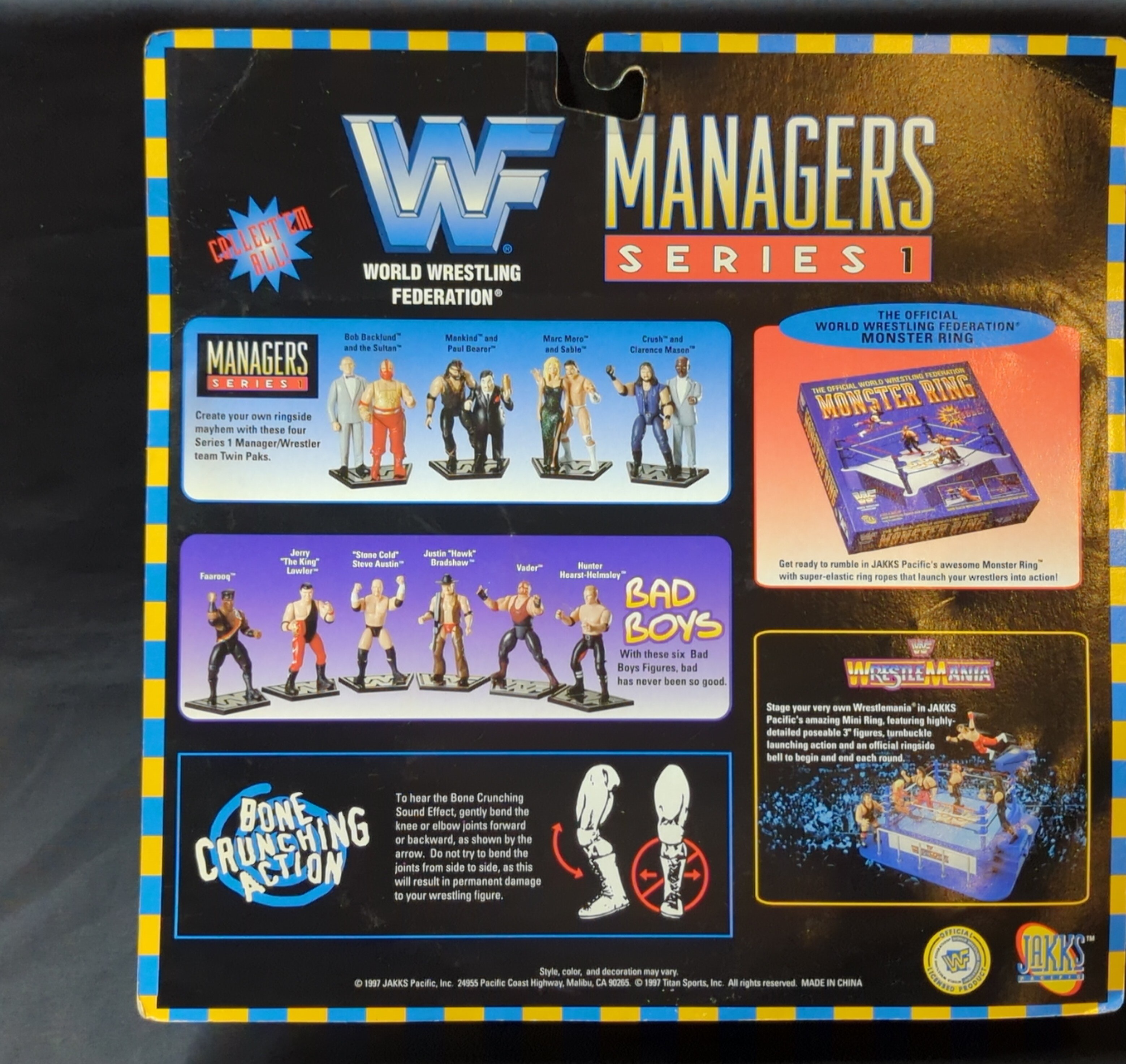 JACKS PACIFIC WWF MANAGERS SERIES 1 MANKIND PAUL BEARER 81201