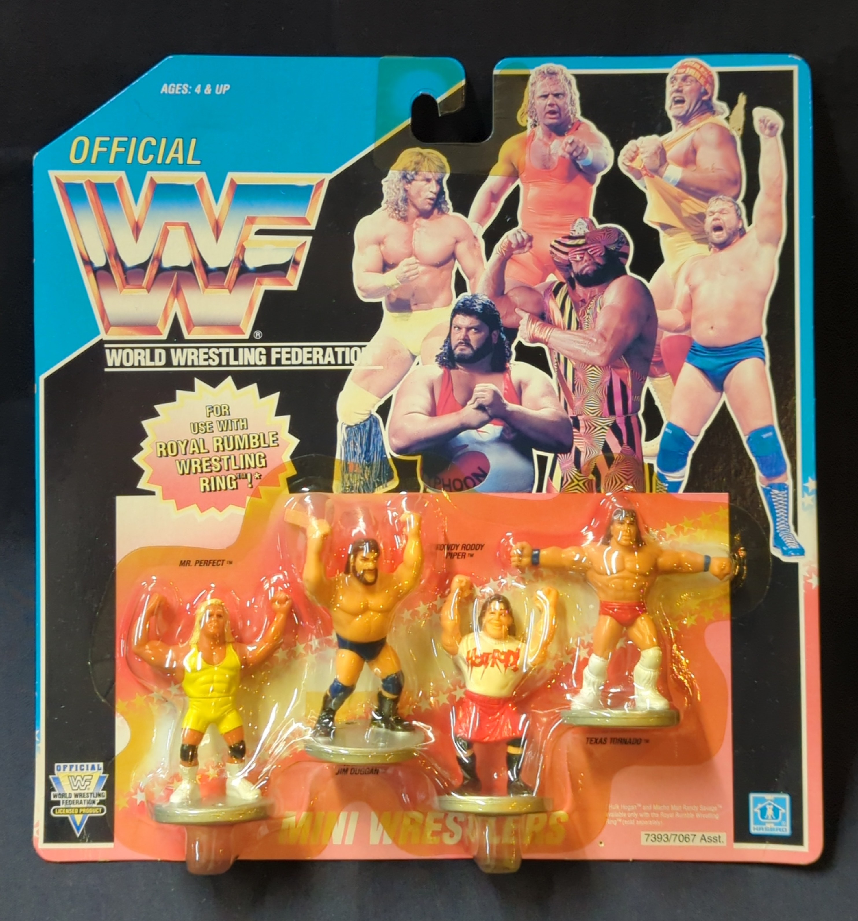 Wwf hasbro deals mini figures