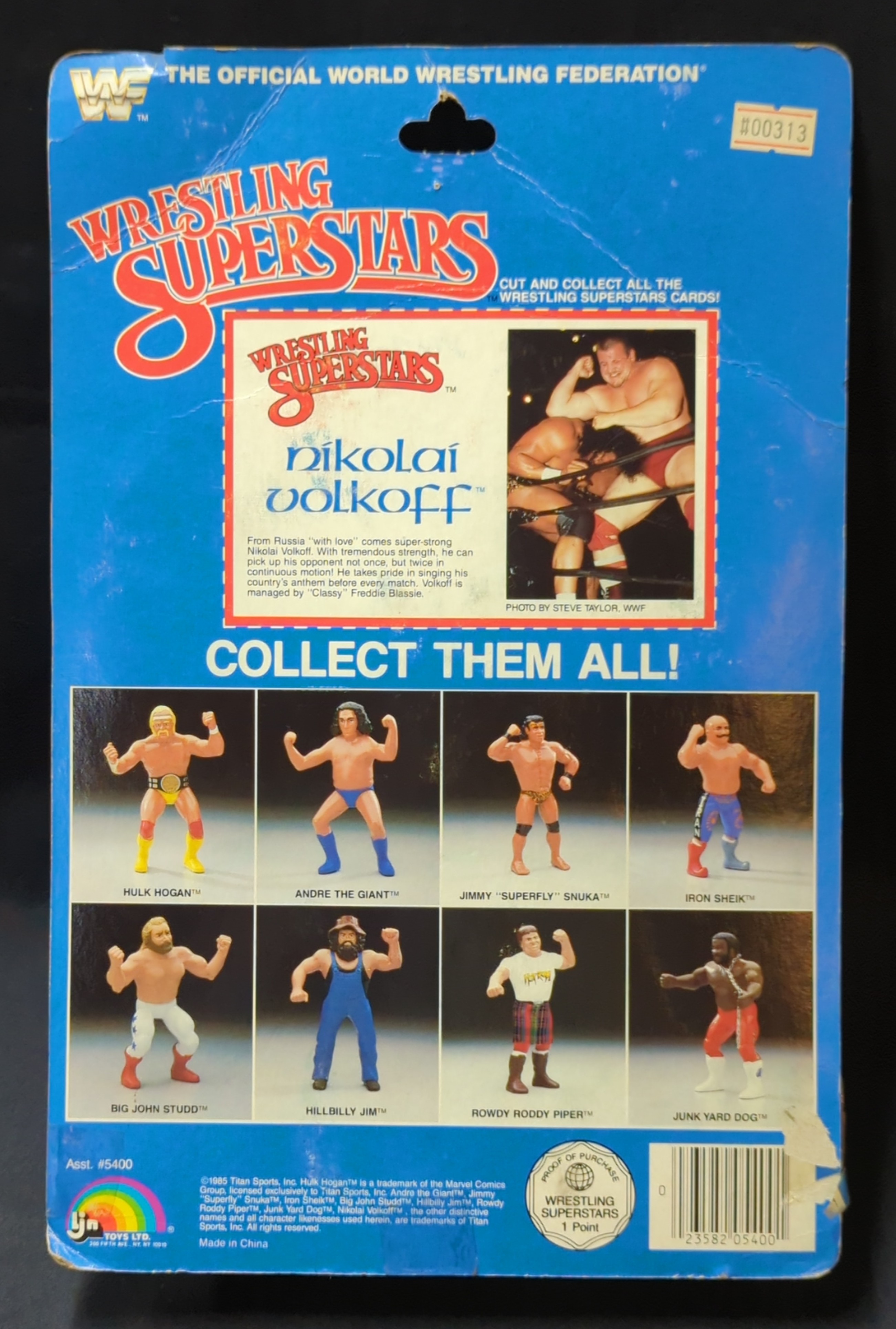 Titan sports deals inc wrestling figures