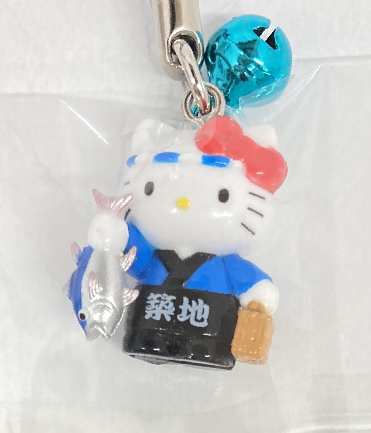 ご当地キティストラップ東京限定(築地バージョン) せい