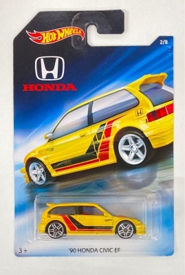 MATTEL HOTWHEELS HONDA FKD24 '90 HONDA CIVIC EF 2/8