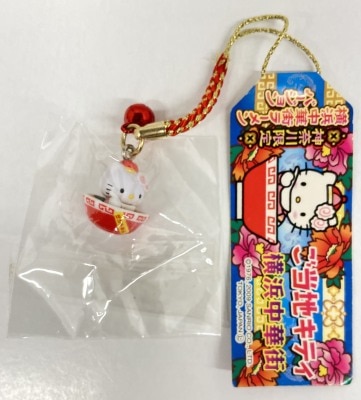 特別セーフ KITTY根付け 伊豆限定マリンバージョン、GOTOCHI 柔かい ハローキティ