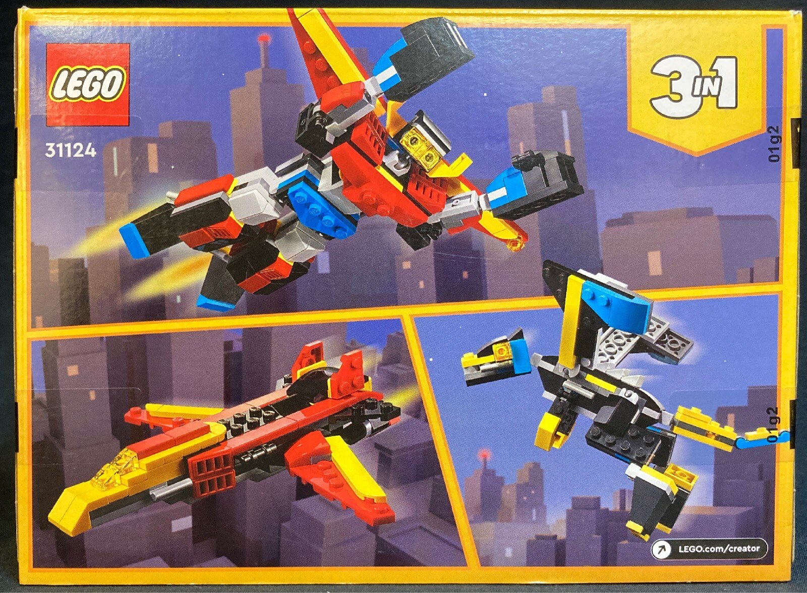 LEGO 31124 Super Robot - LEGO Creator - BricksDirect Condition New.