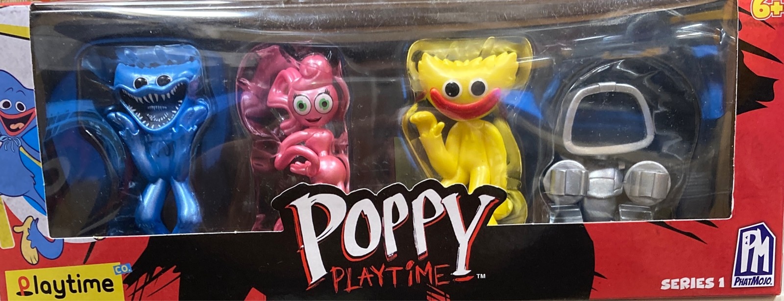 Official Poppy Playtime Metallic Collectible Figure Pack Series 1