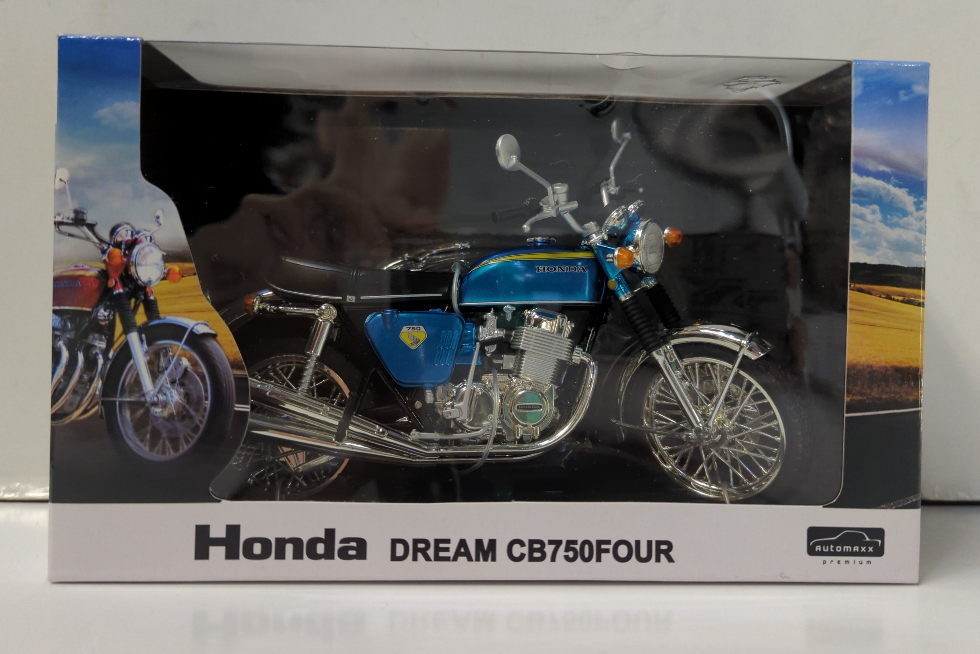 [アオシマ]Honda DREAM CB750FOUR  キャンディーブルー