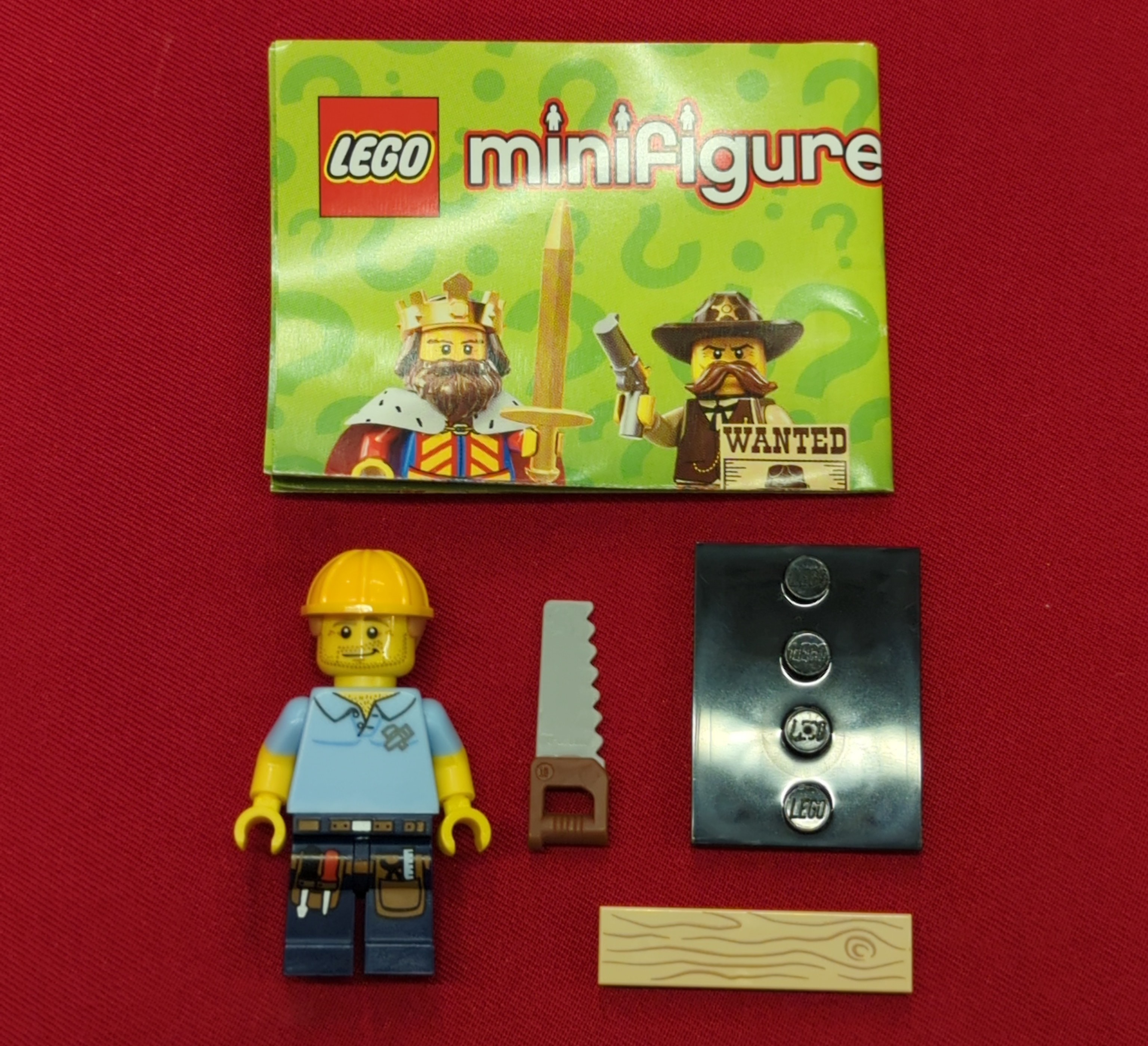 Lego Minifigures Carpenter 18 MANDARAKE