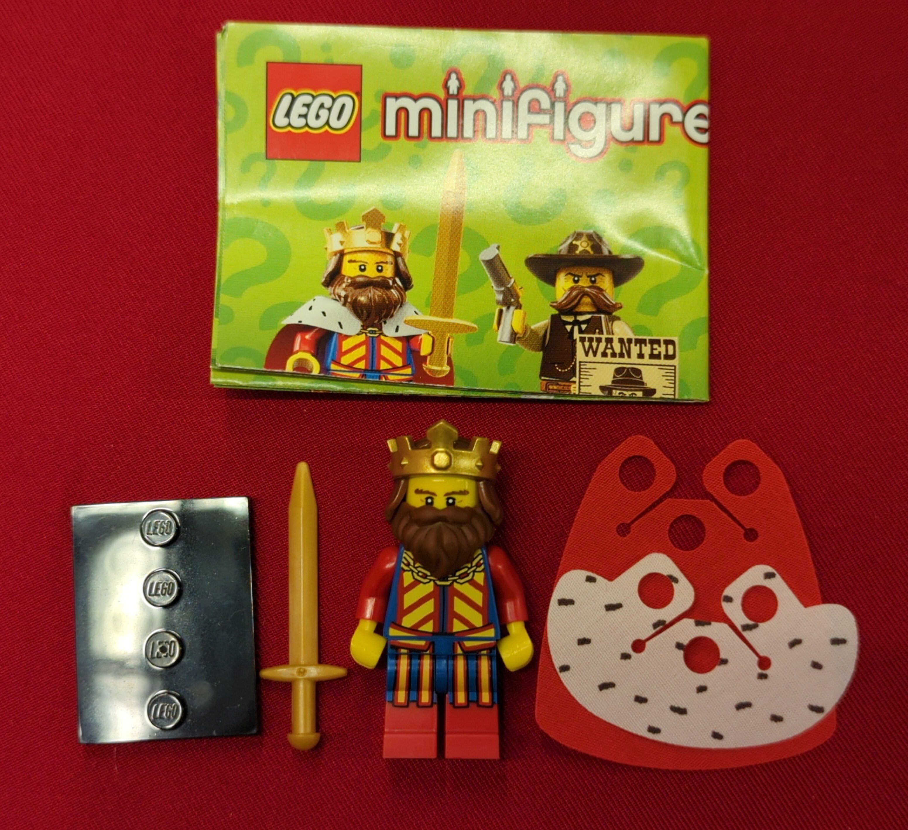 Lego minifigures classic king hot sale