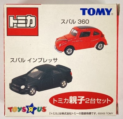 トミー トミカ トイザらス オリジナル トミカ親子2台セット スバル 360/スバル インプレッサ